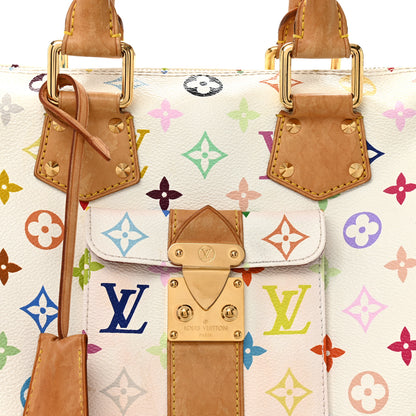 Louis Vuitton Monogram Multicolor Speedy 30 White 7 of 10