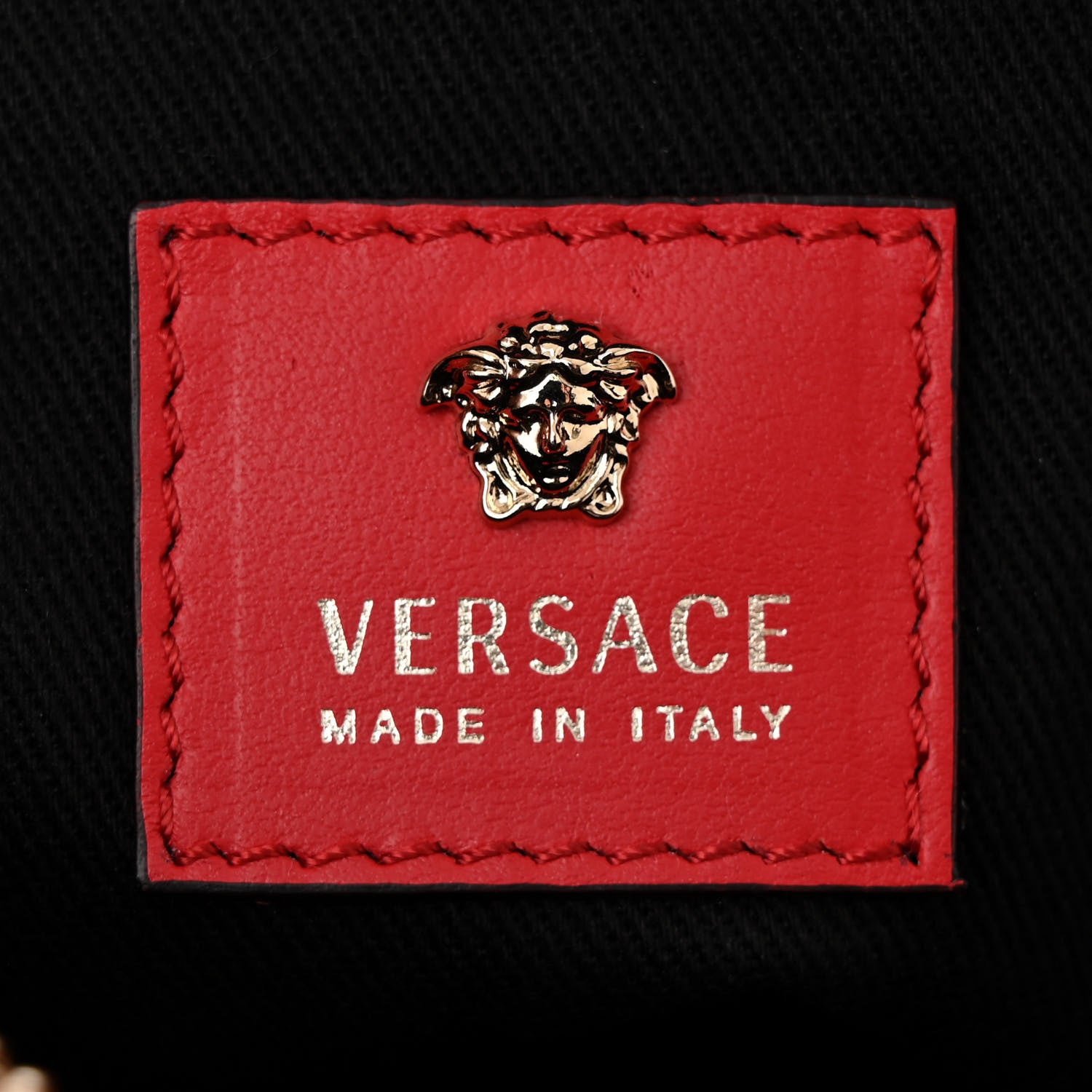 Versace Calfskin Palazzo Camera Bag Red 5 of 8
