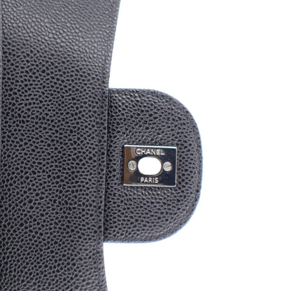 Chanel Caviar Quilted Jumbo Double Flap Black 7 of 11