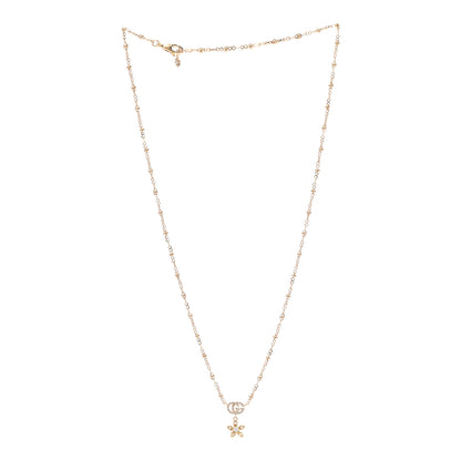 Gucci 18K Yellow Gold Diamond Flora Necklace 3 of 7