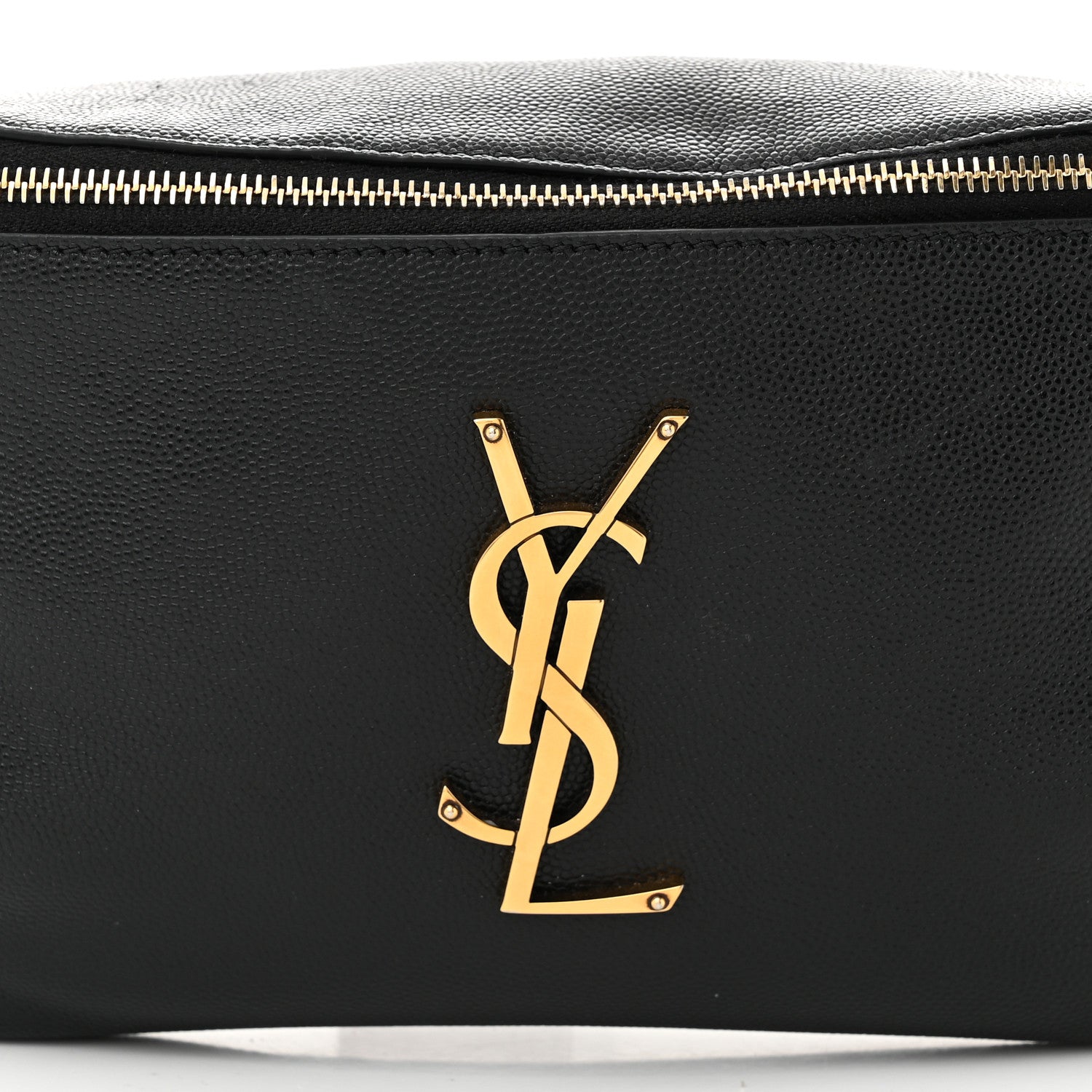 Saint Laurent Grain De Poudre Monogram Belt Bag Black 8 of 11