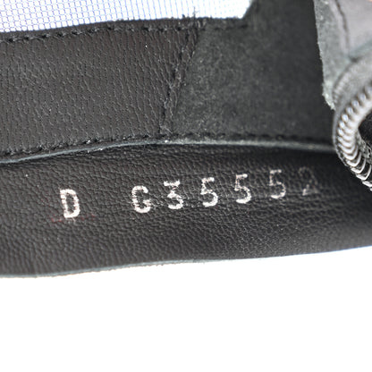 Chanel Mesh Suede Cap Toe Embellished Short Boots 40 Black 9 of 11