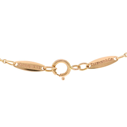 Tiffany 18K Rose Gold Diamond .03ct Elsa Peretti Diamonds by the Yard Pendant Necklace 4 of 4