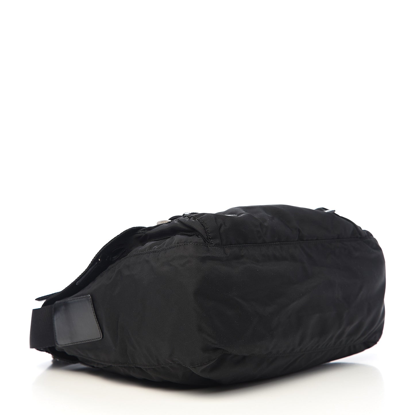 Nylon Vela Sport Messenger Bag Black