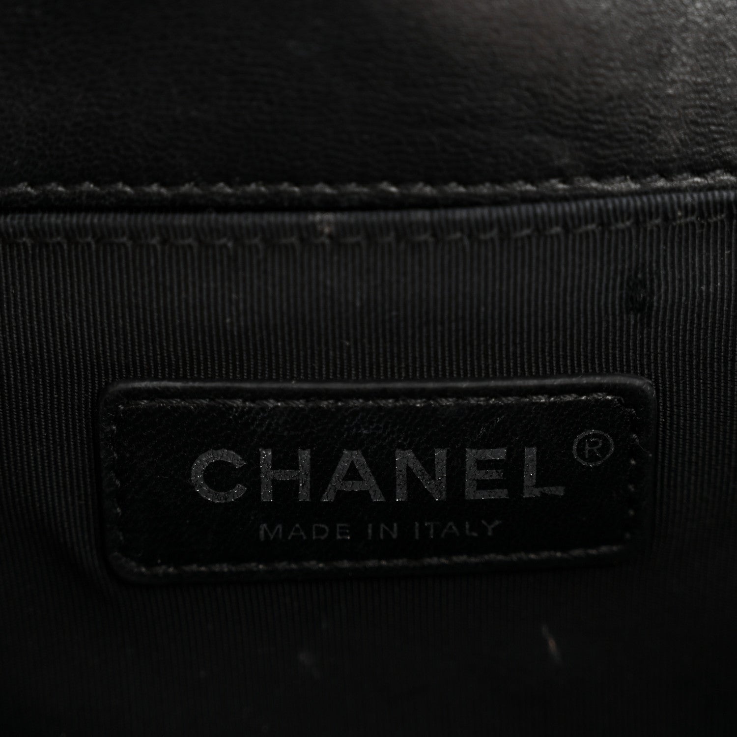 Chanel Calfskin Tweed Sequin Stitched Medium Boy Flap Black White 6 of 15