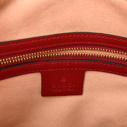 Gucci Azalea Calfskin Small Horsebit 1955 Shoulder Bag New Cherry Red 6 of 11