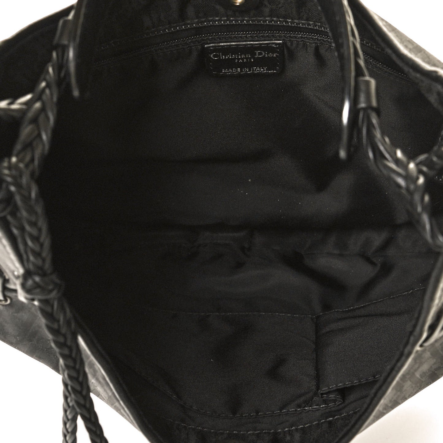 Monogram Ethnic Hobo Black