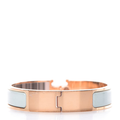 Hermes Enamel Narrow Clic Clac H Bracelet PM Vert Argile 3 of 6