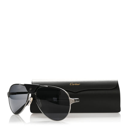 Cartier Santos de Cartier Sunglasses CT0034S Black 8 of 8