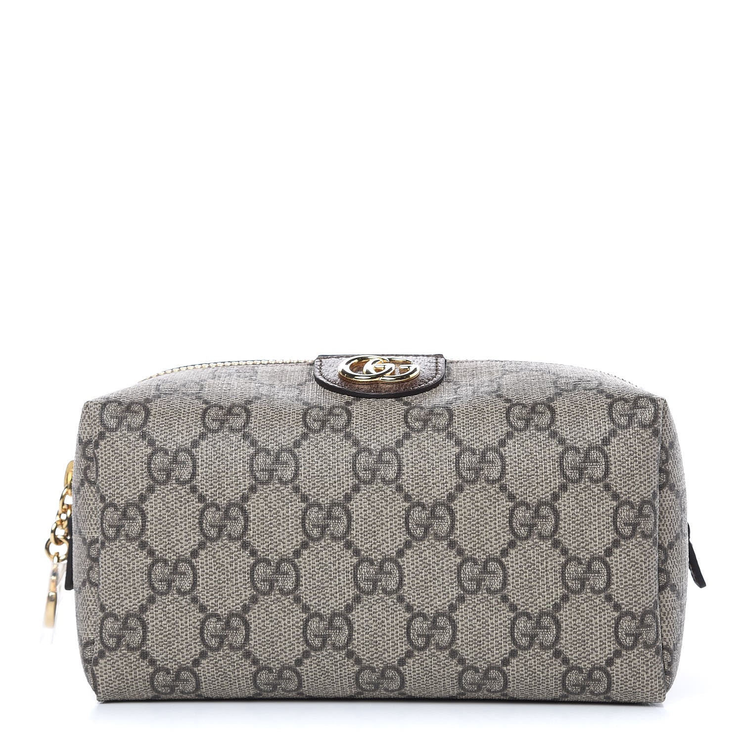 Gucci Soft GG Supreme Monogram Calfskin Medium Ophidia Cosmetic Case Beige Ebony New Acero 1 of 10