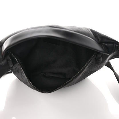 Louis Vuitton Calfskin Monogram Shadow Discovery Bumbag Black 5 of 9