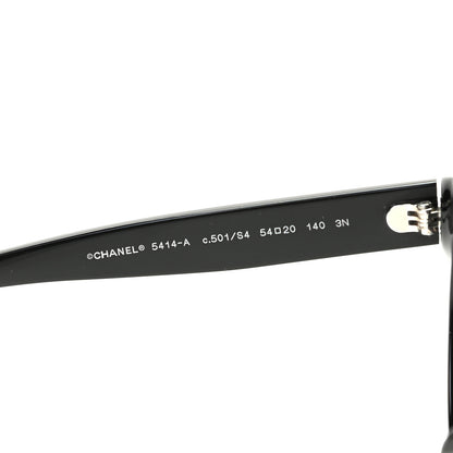 Chanel Acetate CC Butterfly Sunglasses 5414-A Black 5 of 7