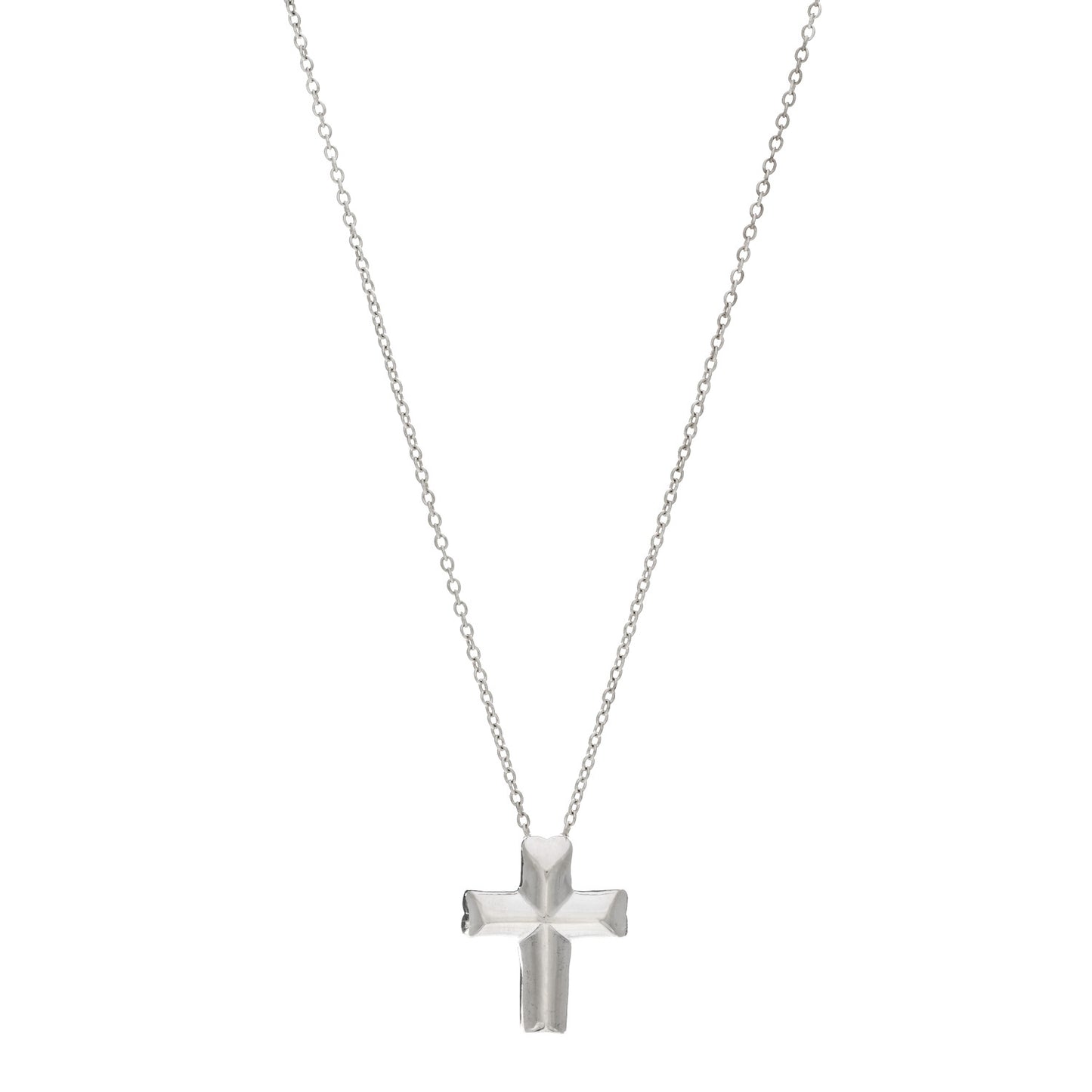 Sterling Silver Paloma Picasso Tenderness Cross Pendant Necklace