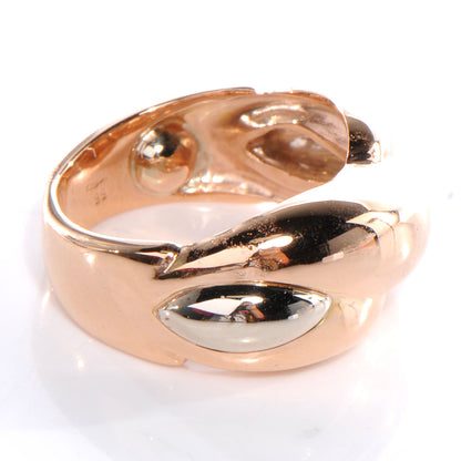 Cartier 18K Pink White Gold Ring 50 5.5 4 of 5