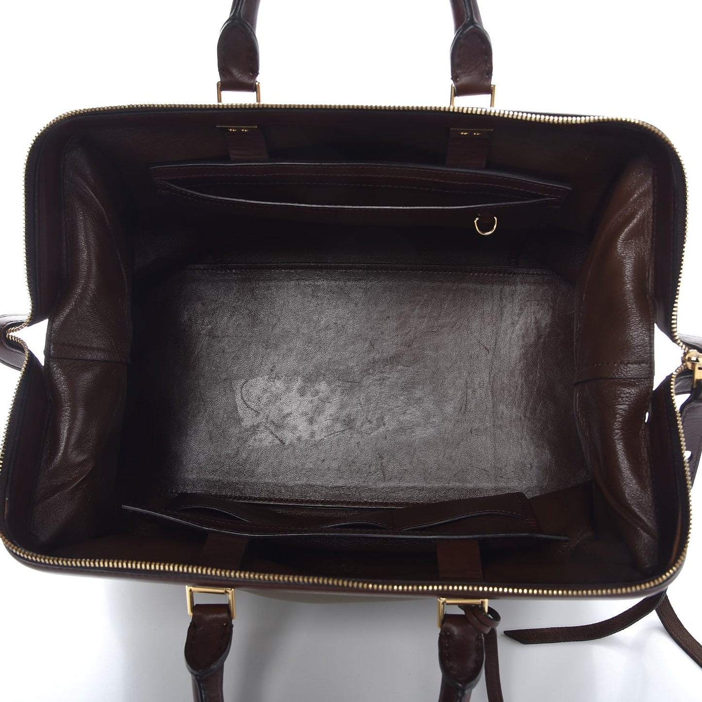 Satin Calfskin Long Frame Doctor Bag Taupe