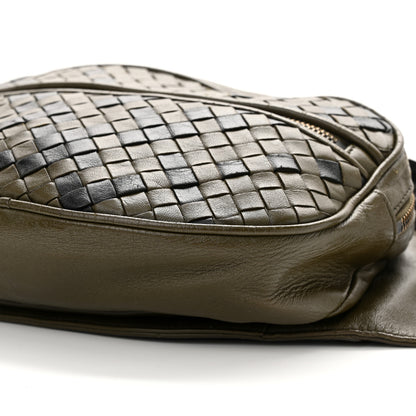Bottega Veneta Nappa Intrecciato Belt Bag Khaki Black 10 of 14