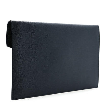 Saint Laurent Grain De Poudre Uptown Pouch Black 3 of 8