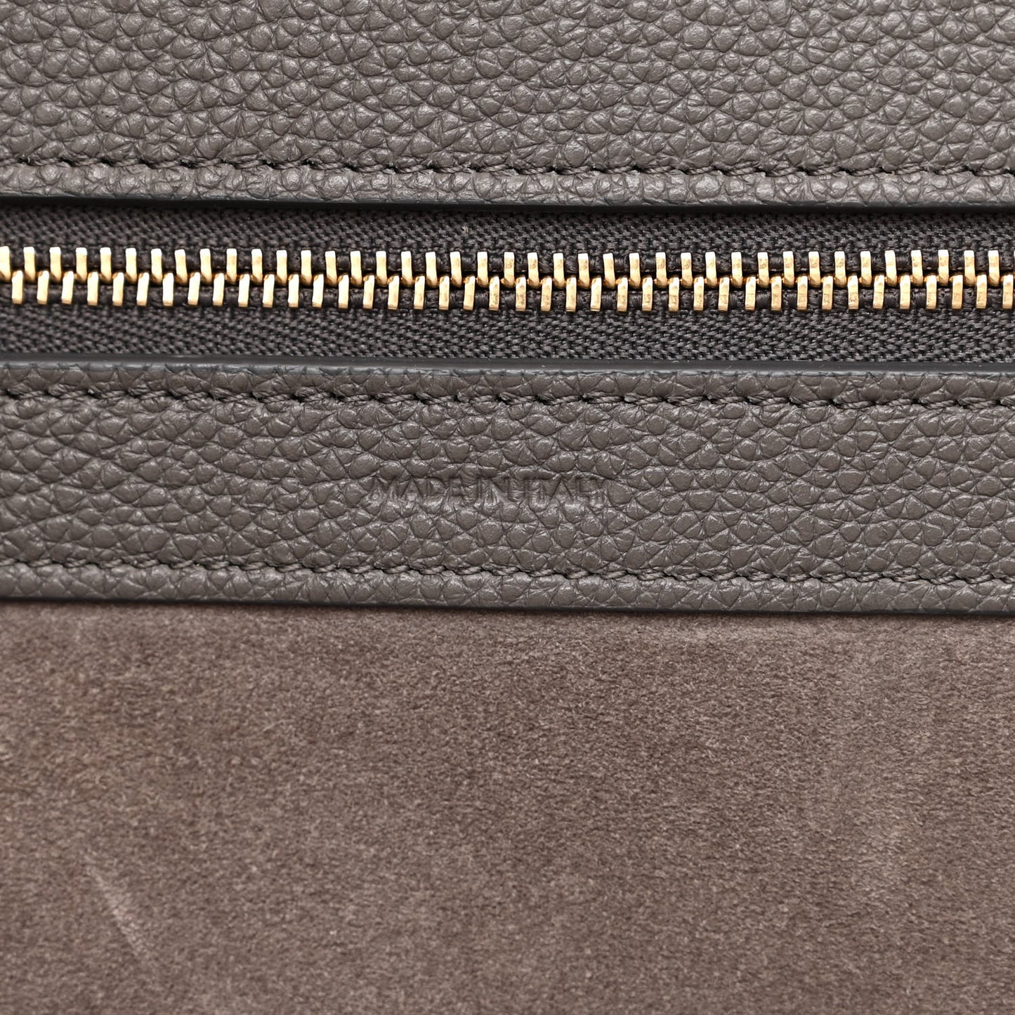 Soft Grained Calfskin Small Belt Cabas Phantom Taupe