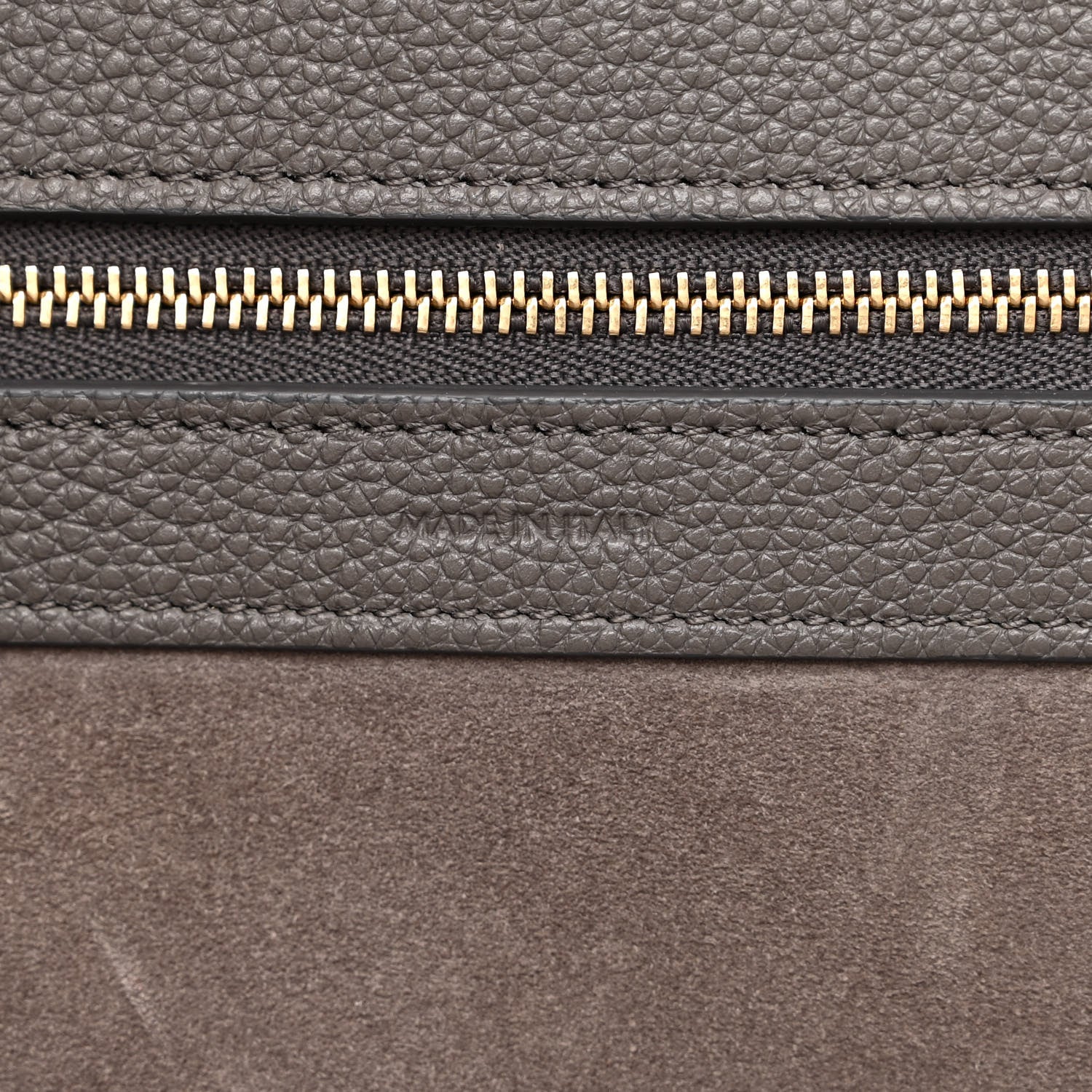 Celine Soft Grained Calfskin Small Belt Cabas Phantom Taupe 6 of 10