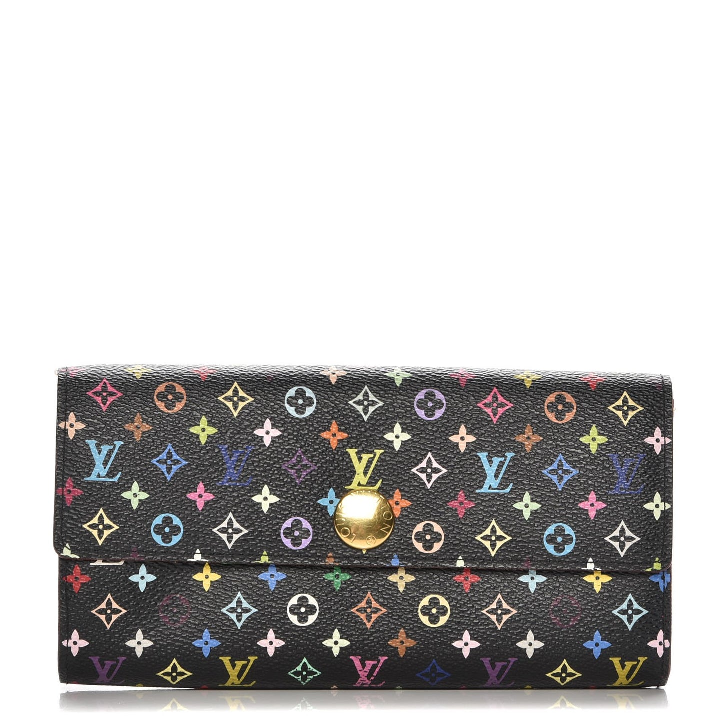 Monogram Multicolor Sarah Wallet Black Grenade