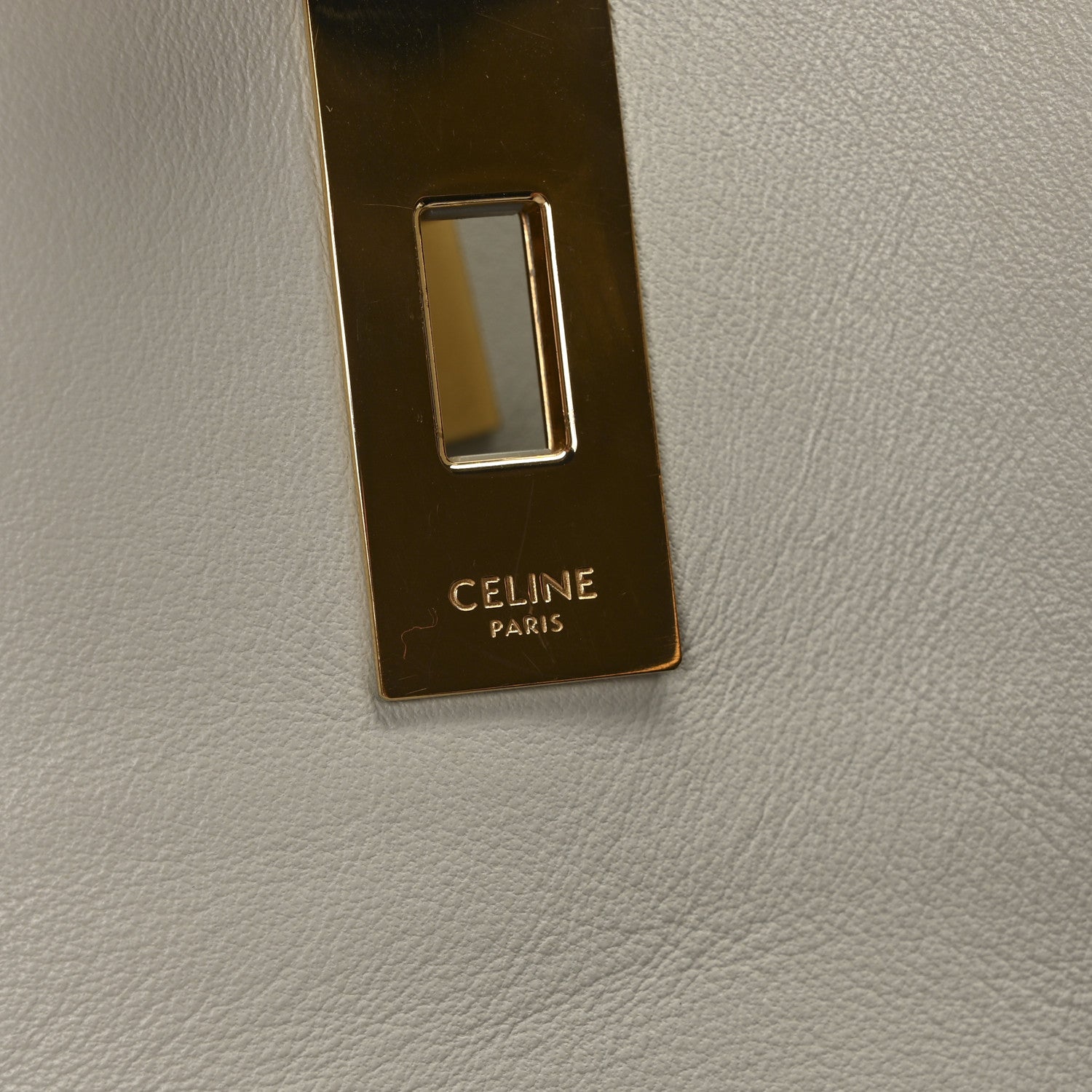 Celine Smooth Calfskin Bucket 16 Light Stone 7 of 11