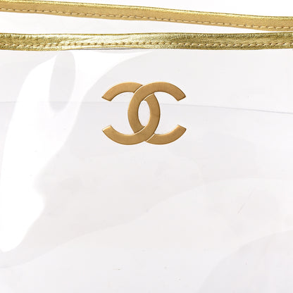 Chanel Vinyl Naked Tote Gold 9 of 9