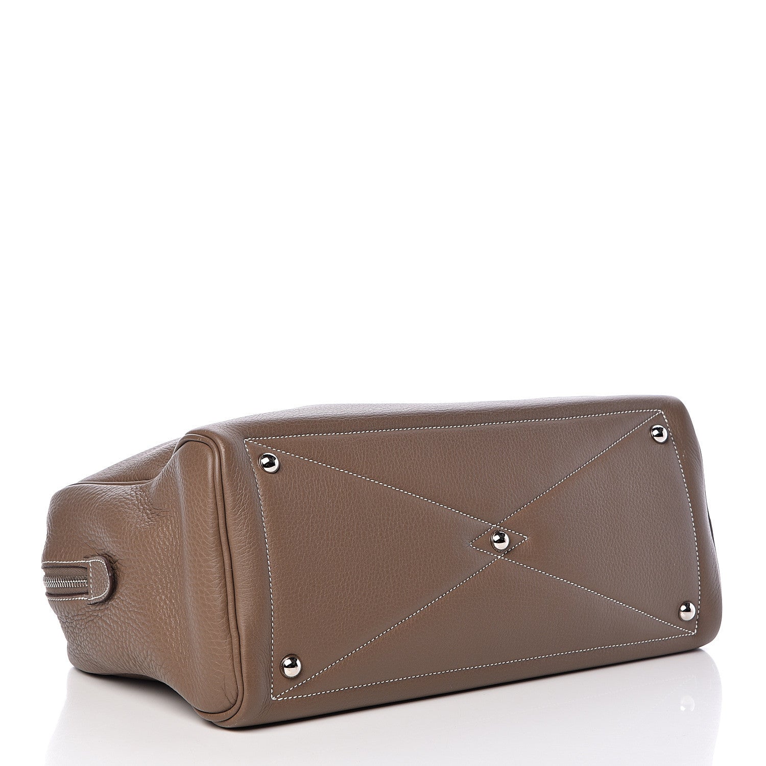 Hermes Taurillon Clemence Victoria II 35 Etoupe 4 of 14