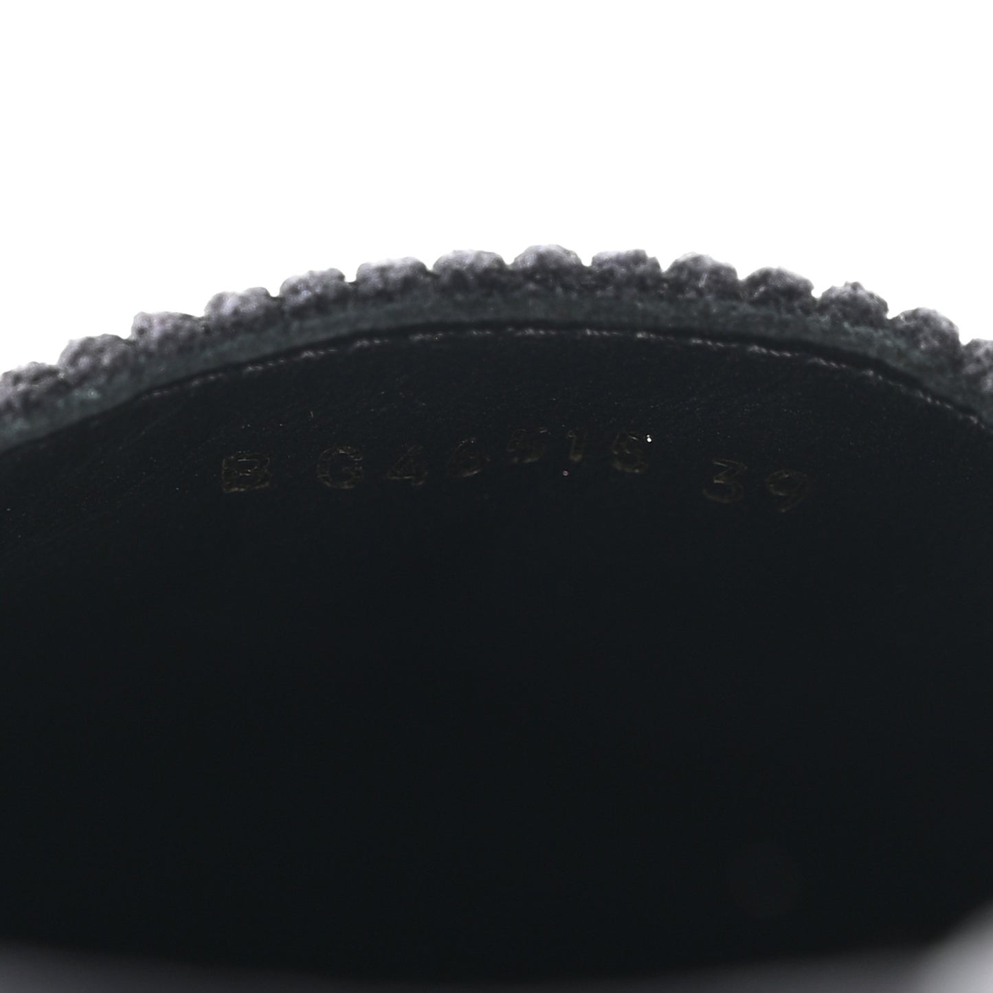 Corduroy Grosgrain Cap Toe CC Espadrille Flats 39 Black