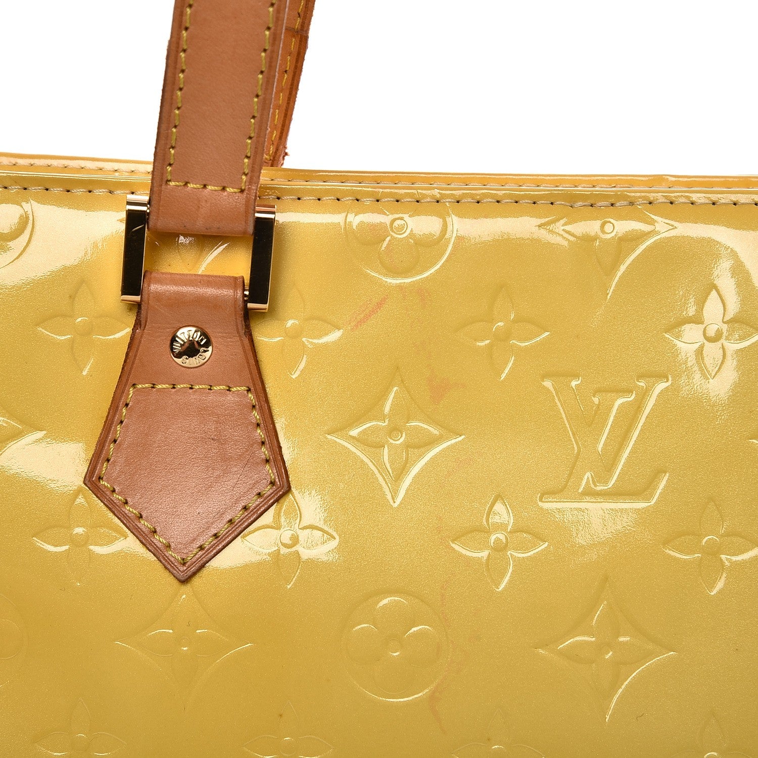 Louis Vuitton Vernis Houston Lime 8 of 16
