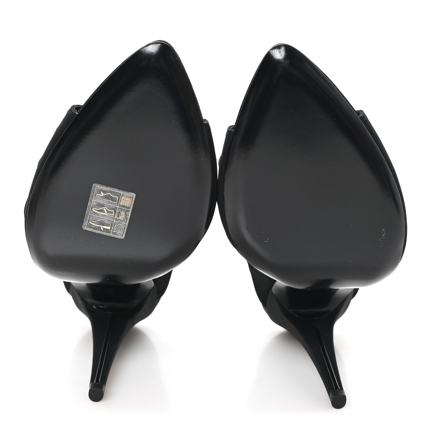 Crepe Satin Crystal Emilie 110 Sandals 37 Black