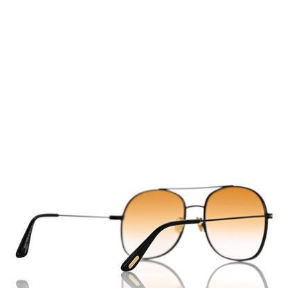 Tom Ford Metal Delilah Aviator Sunglasses TF758 Black 4 of 9