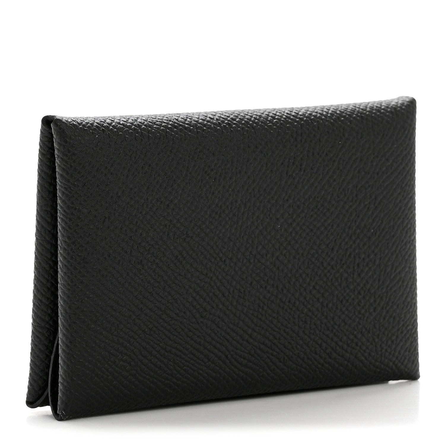 Hermes Epsom Calvi Duo Card Case Black 3 of 9