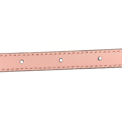 Gucci Patent Double G Thin Belt 95 38 Powder Pink 4 of 5