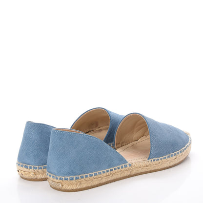 Jimmy Choo Denim Dreya D'Orsay Espadrilles 37 Blue 4 of 10