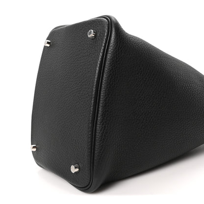 Hermes Taurillon Clemence Picotin Lock 22 MM Black 10 of 10