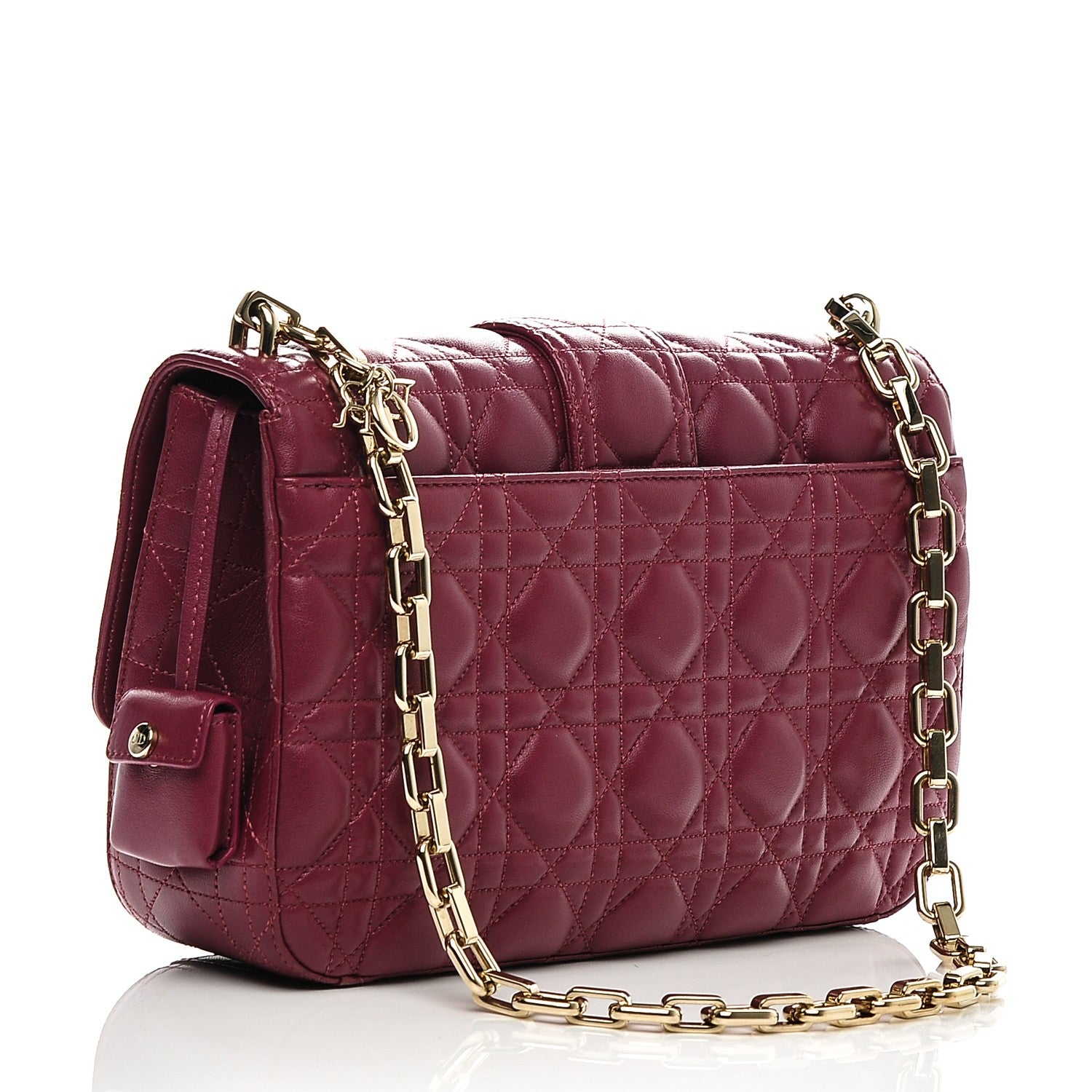Christian Dior Lambskin Cannage Medium Miss Dior Flap Hortensia 3 of 7