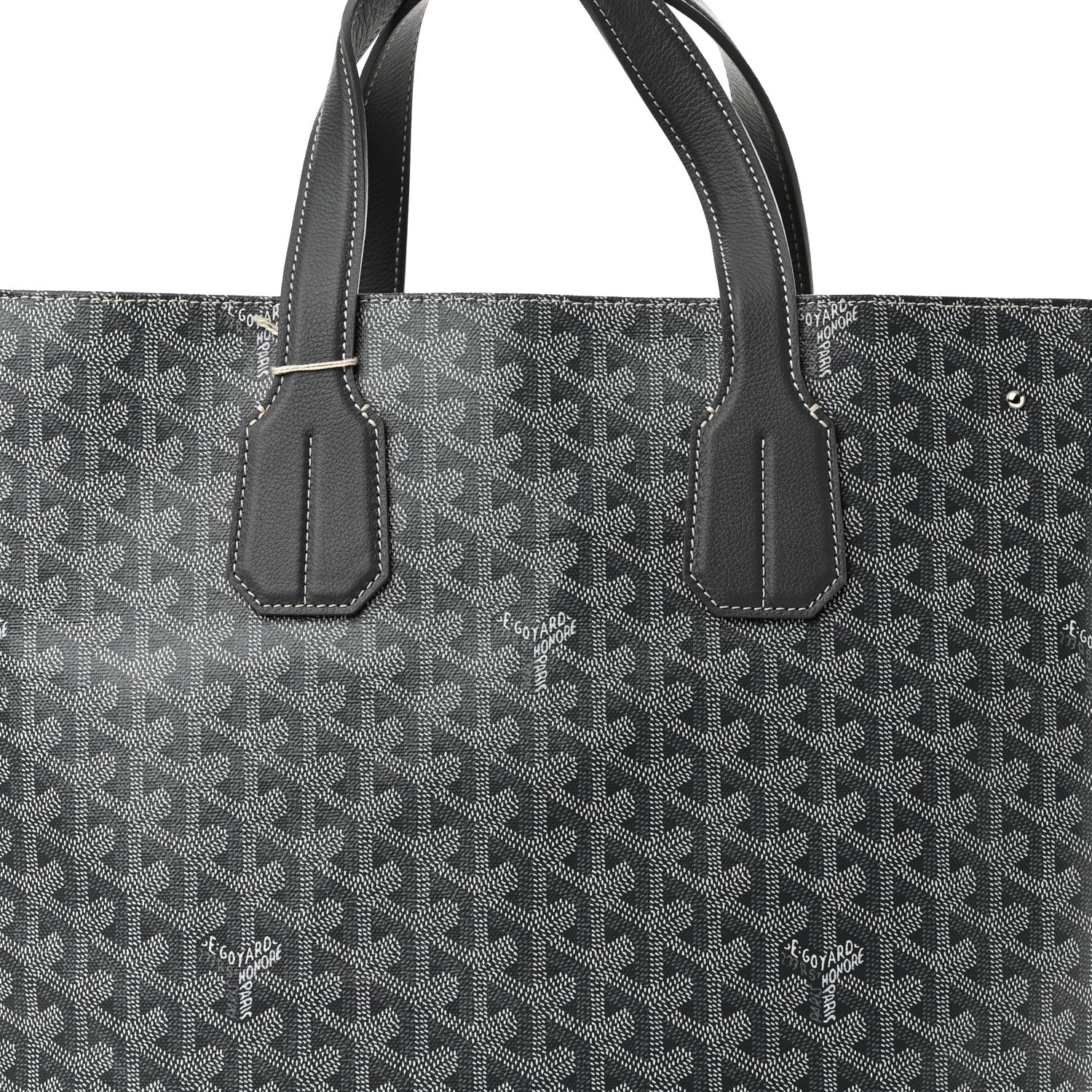 Goyard Goyardine Voltaire III Tote Grey 7 of 9