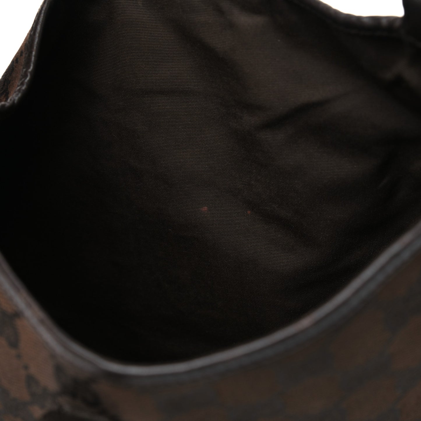 Monogram Web Small Jackie O Hobo Dark Brown