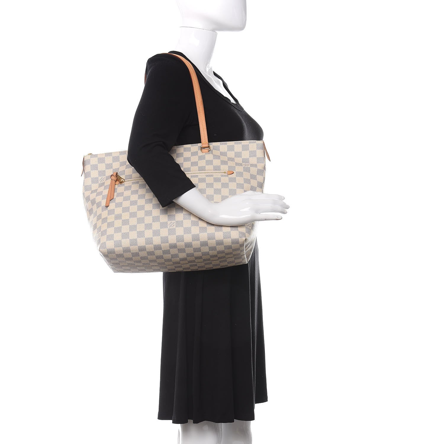 Louis Vuitton Damier Azur Iena MM 2 of 11