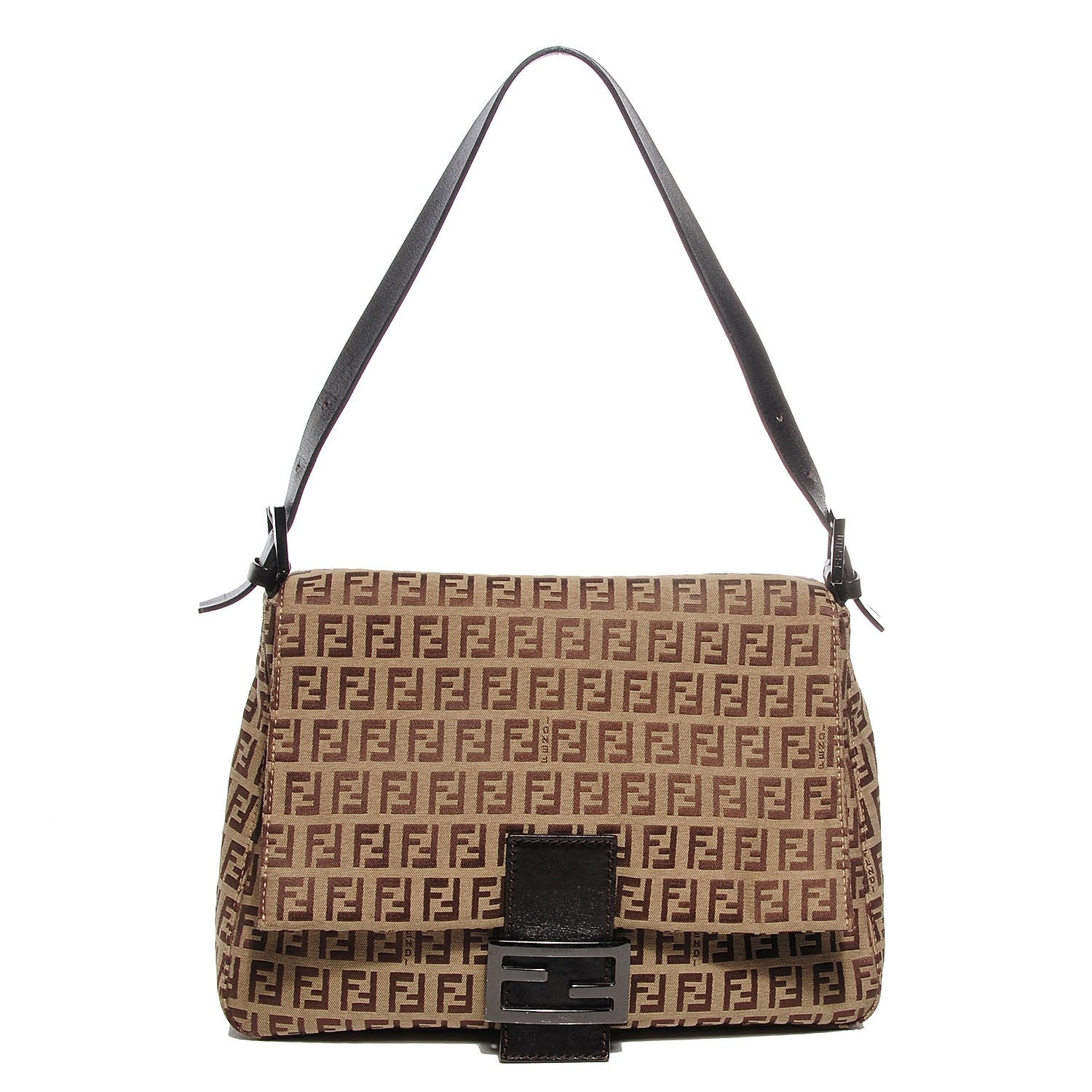 Fendi Zucchino Mama Baguette Tobacco 1 of 7