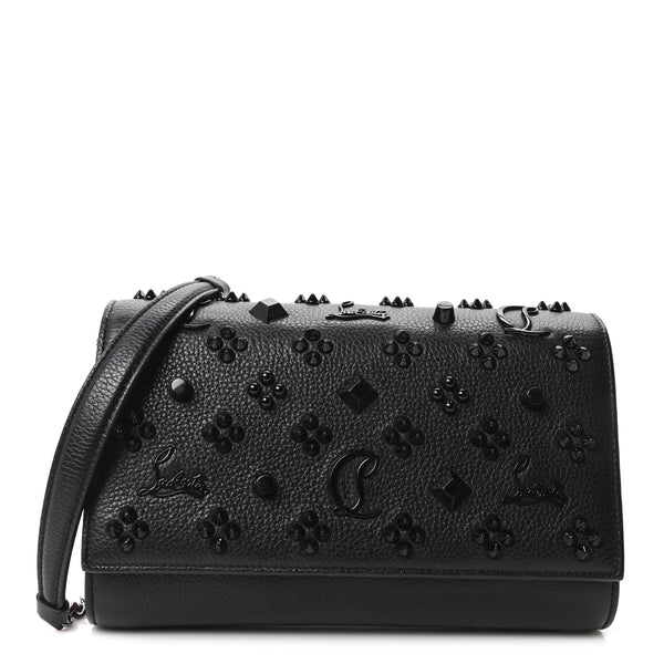 Christian Louboutin Calfskin Spikes Loubinthesky Paloma Clutch