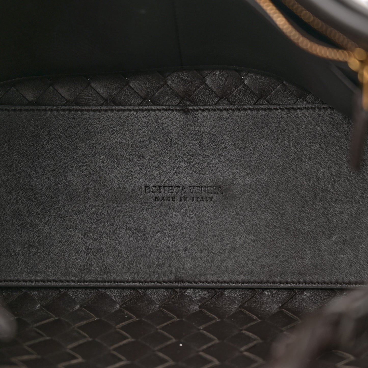 Nappa Intrecciato Medium Andiamo Shoulder Bag Fondant