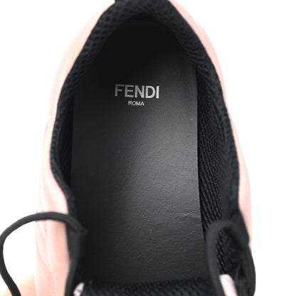 Fendi Nylon FFreedom Sneakers 38.5 White Rosa 7 of 10