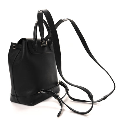 Louis Vuitton Calfskin Lockme Backpack Black 3 of 11
