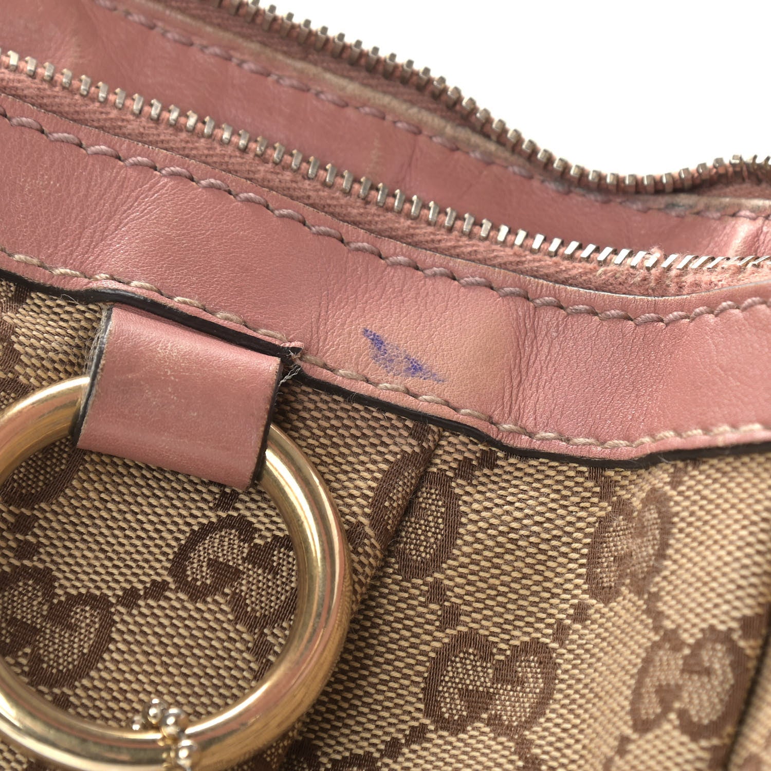 Gucci Monogram Medium Sukey Hobo Pink 12 of 15