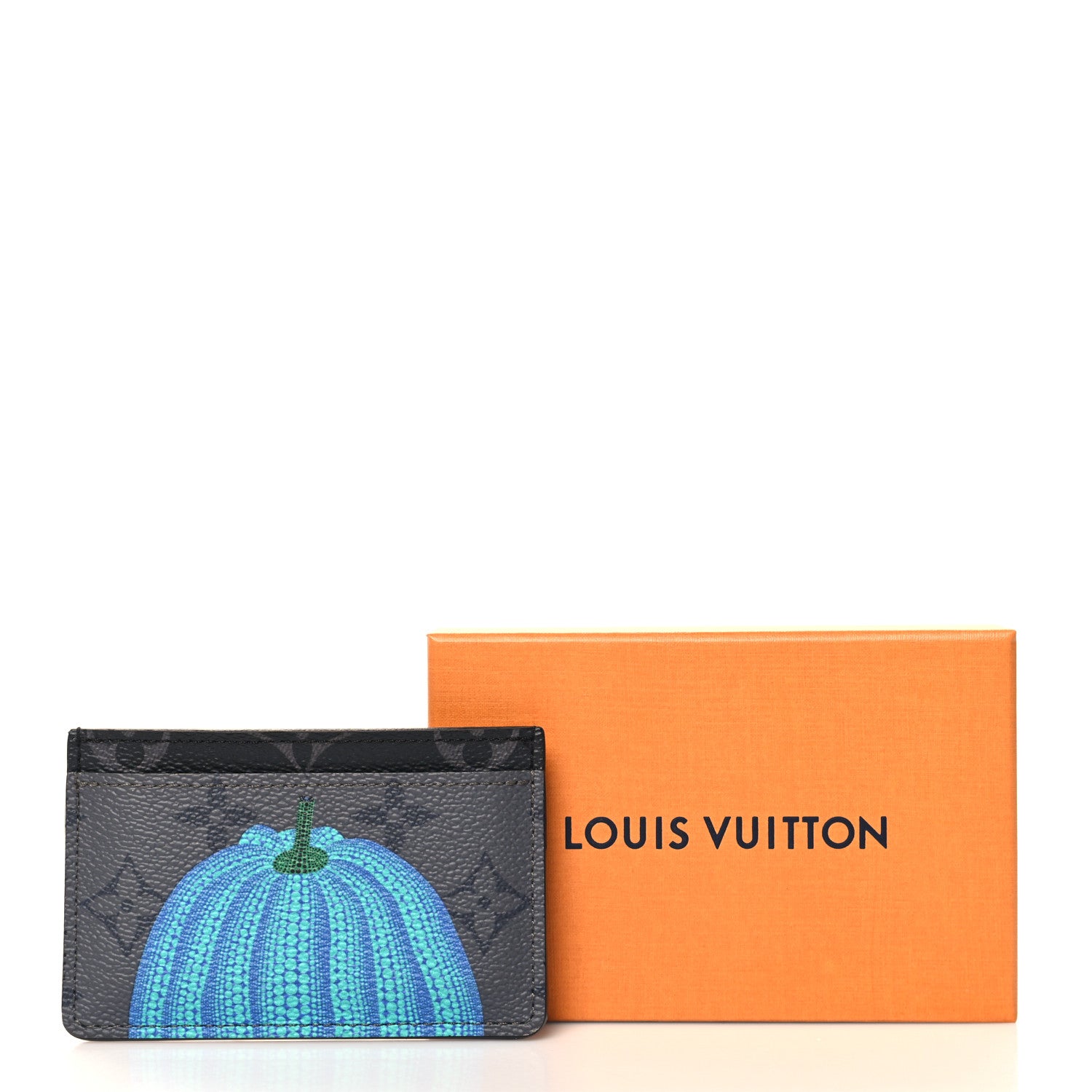 Louis Vuitton LV X YK Monogram Eclipse Reverse Pumpkin Card Holder 8 of 8
