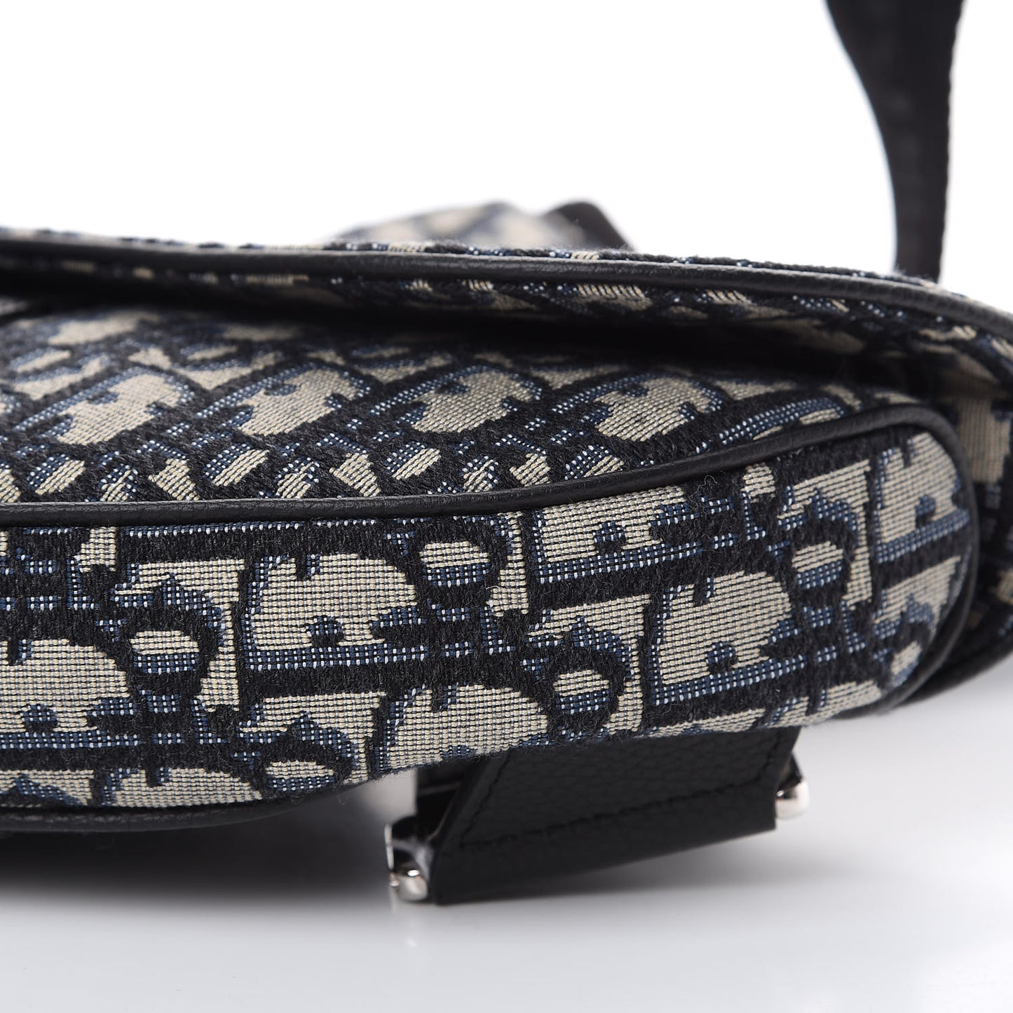 Oblique Mens Saddle Bag Blue
