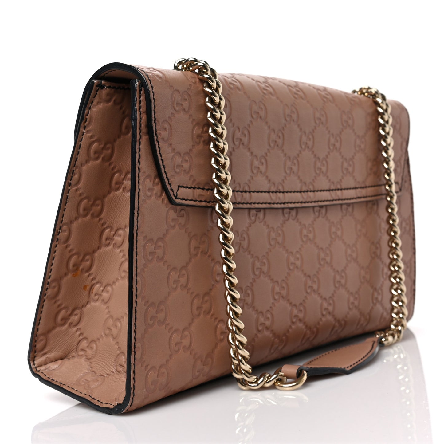 Guccissima Medium Emily Chain Shoulder Bag Camelia