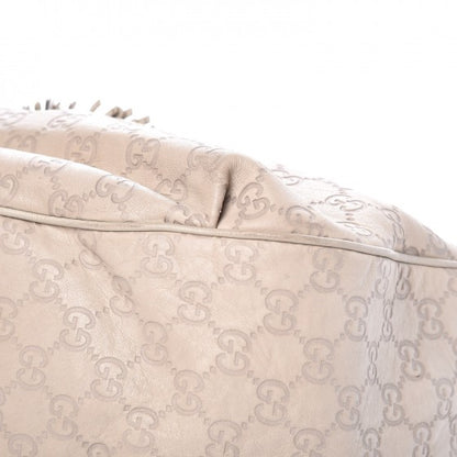 Gucci Guccissima Signature Medium Emily Hobo Mystic White 10 of 14
