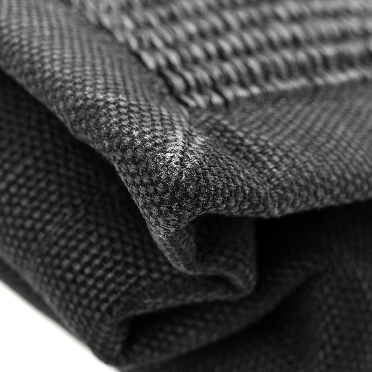 Saint Laurent Raffia Linen Calfskin Small Rive Gauche Tote Black 14 of 14